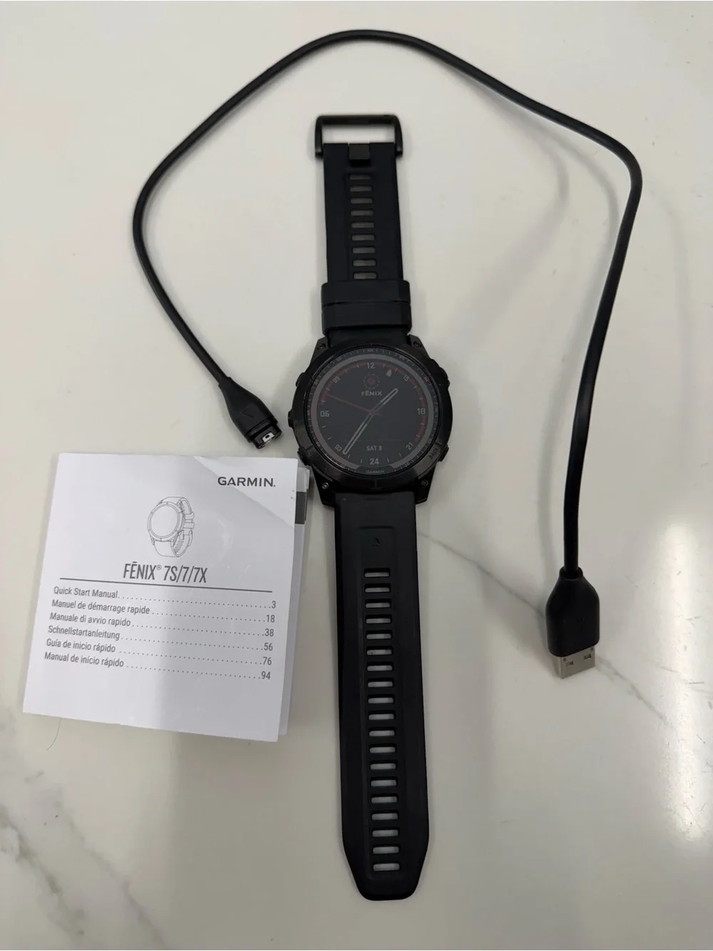 garmin Fēnix 7x sapphire solar